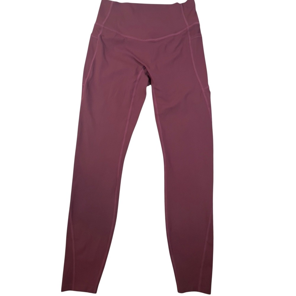 Halara‎ Everyday High Waisted Pocket Leggings Red Size Small Active Casual NEW
